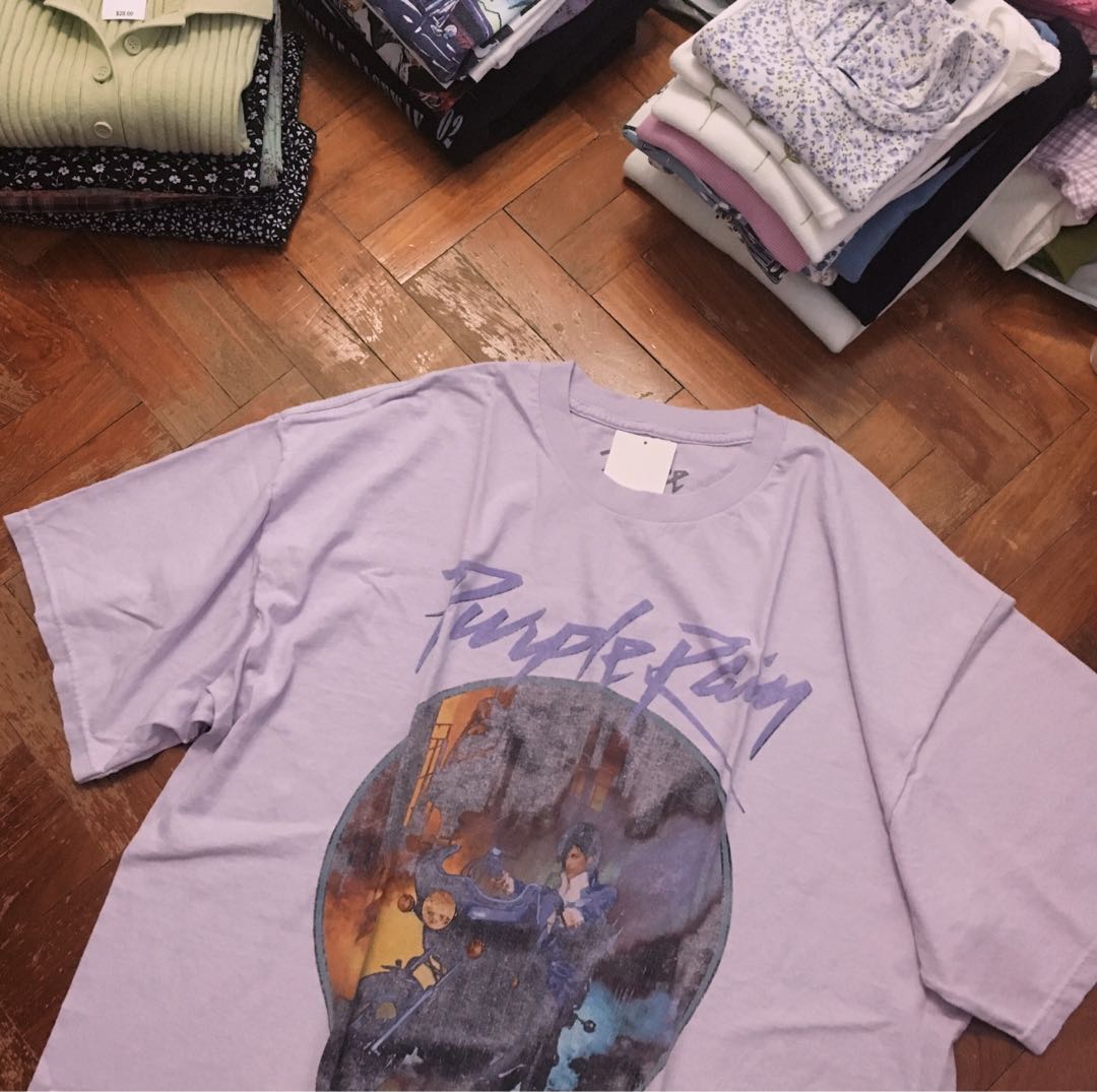 Brandy melville purple rain shirt clearance