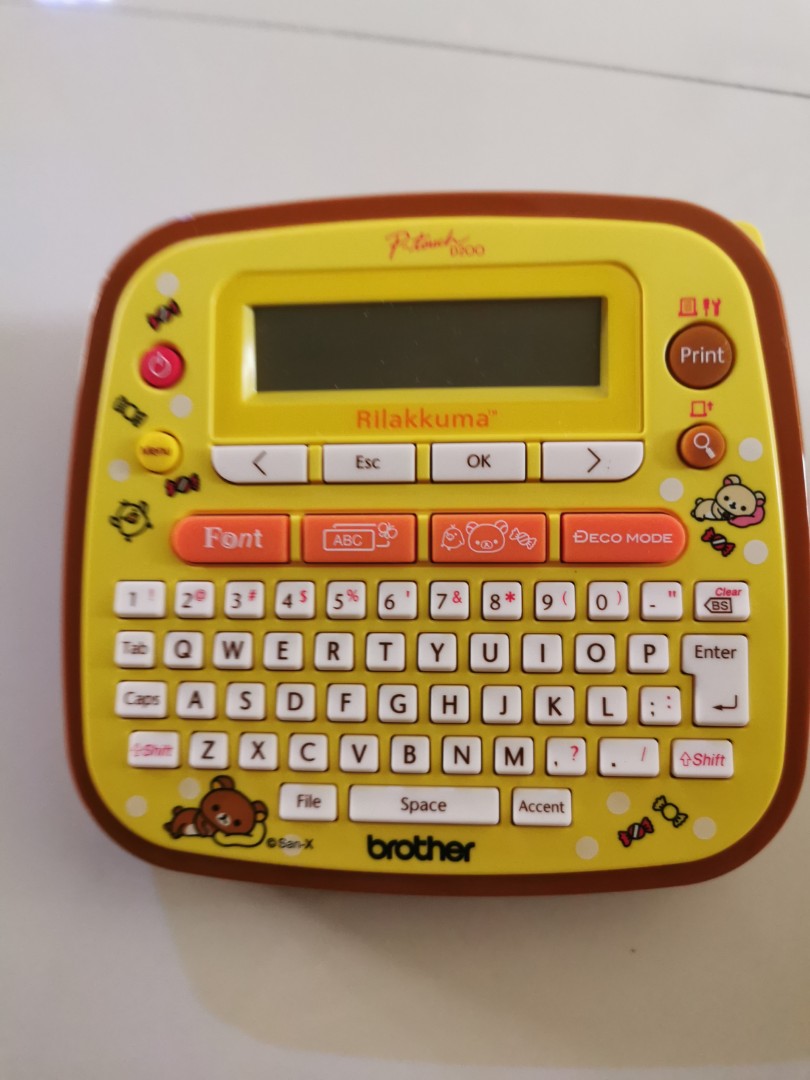 Brother Label Printer - Rilakkuma, Hobbies & Toys, Stationery ...