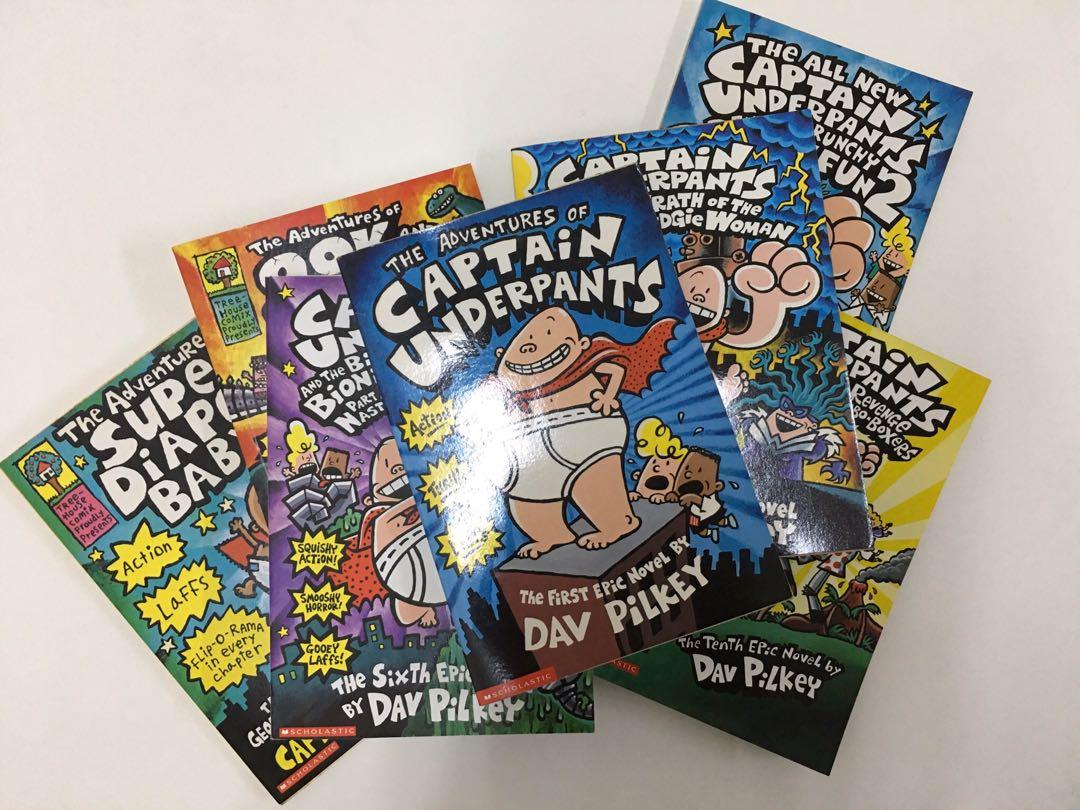 captain underpants box7冊入り（The New Captain Underpants