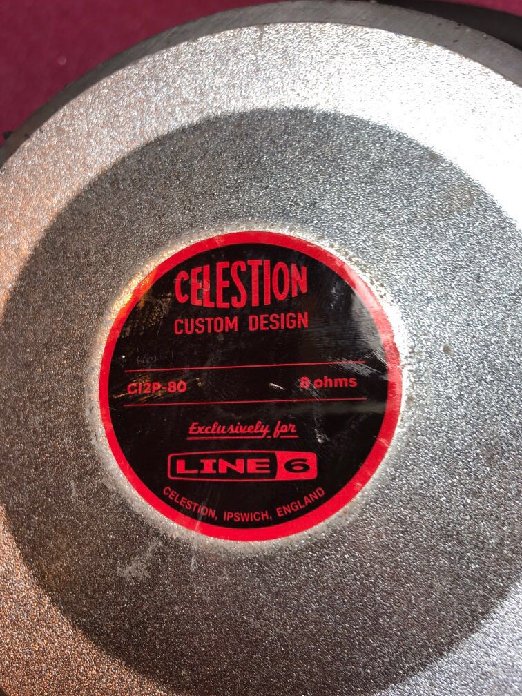 Line 6 2024 custom celestion speakers