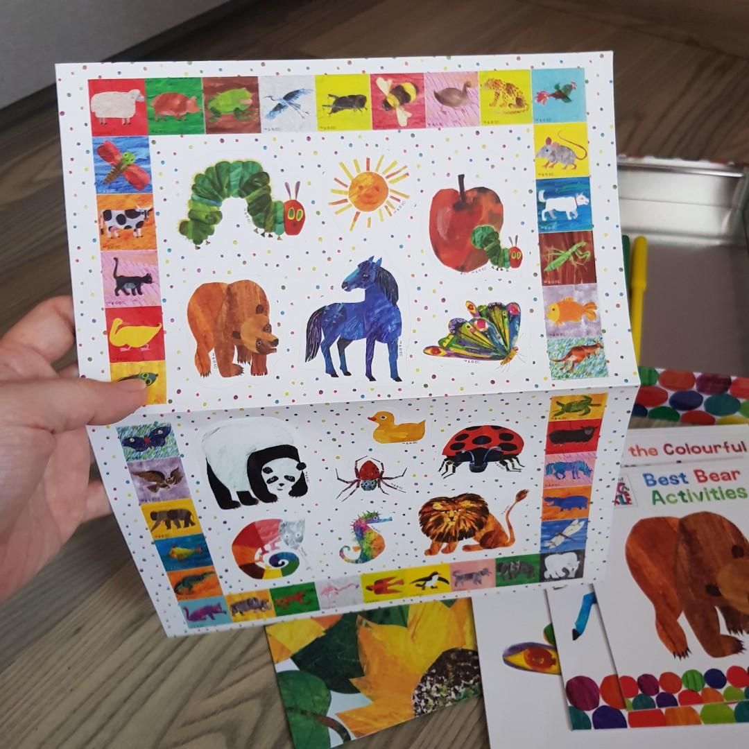 Eric Carle The Hungry Caterpillar Activity Pack-colouring & stickers ...