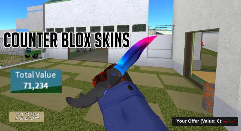 Counter Blox Roblox Knifes And Skins On Carousell - roblox counter blox crosshair how to get limited robux