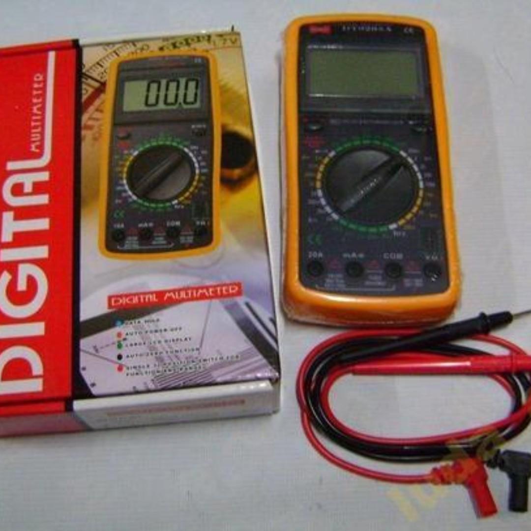 Digital MultiMeter DT-9205A (Category: Other Audio Equipment) located in Manila. Submitted by dfa172001 (Listing ID 267246645, Image 1). Description: DIGITAL MULTIMETER DT9205A Heavy Duty and Exact Measurement can measure, Voltage, Resistance, Continuity small Current. Please Call or Text us at 09228951680 / 09279946274 .