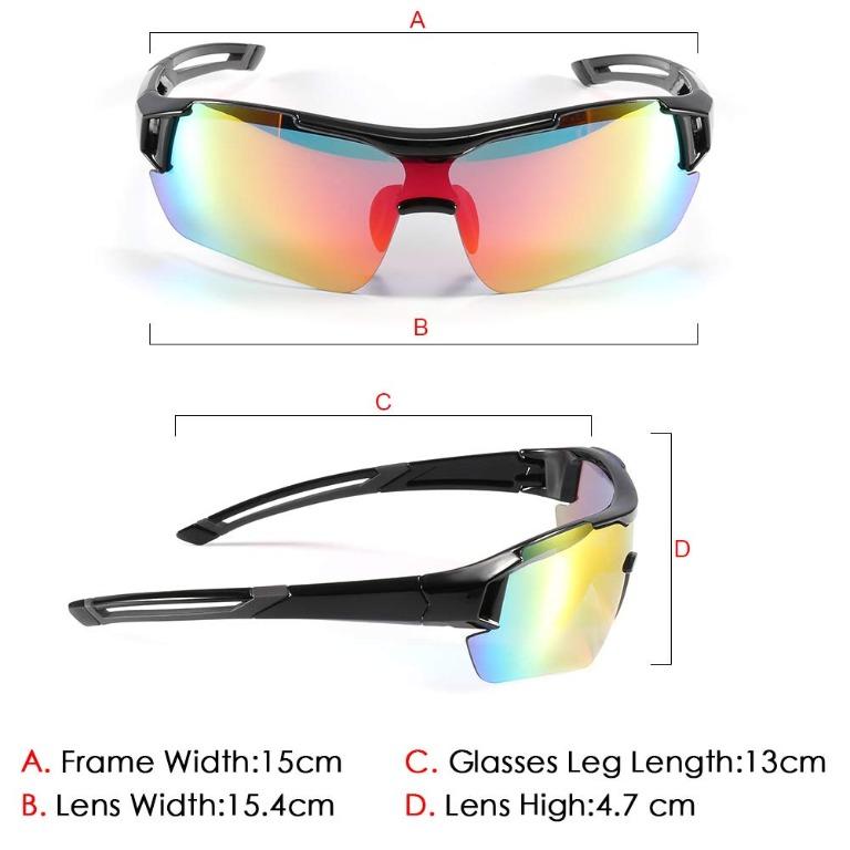 E3079 Polarized Sports Sunglasses CrazyFire UV 400 Protection
