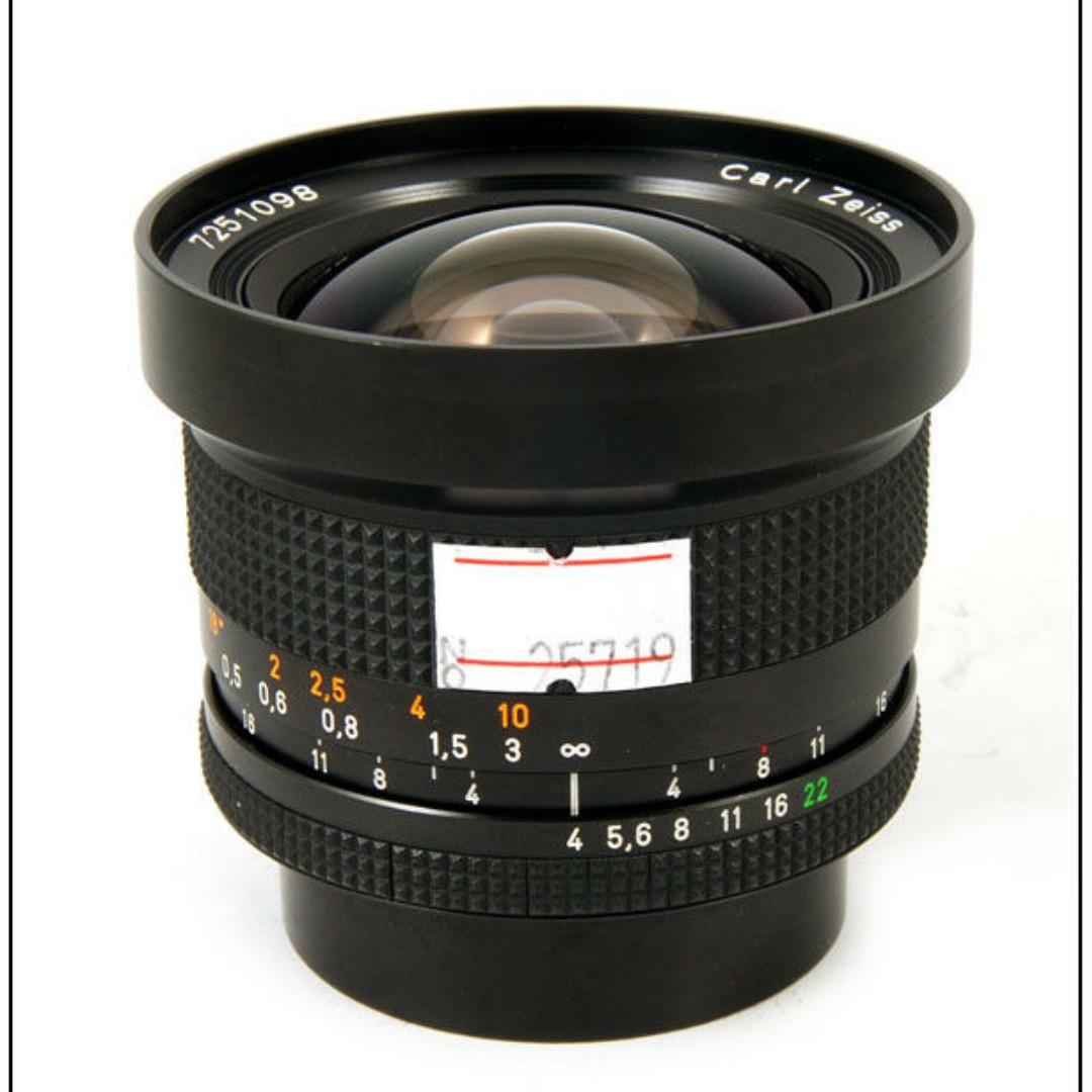 海外 Contax ジャンク AEG f4 18mm distagon レンズ(ズーム)
