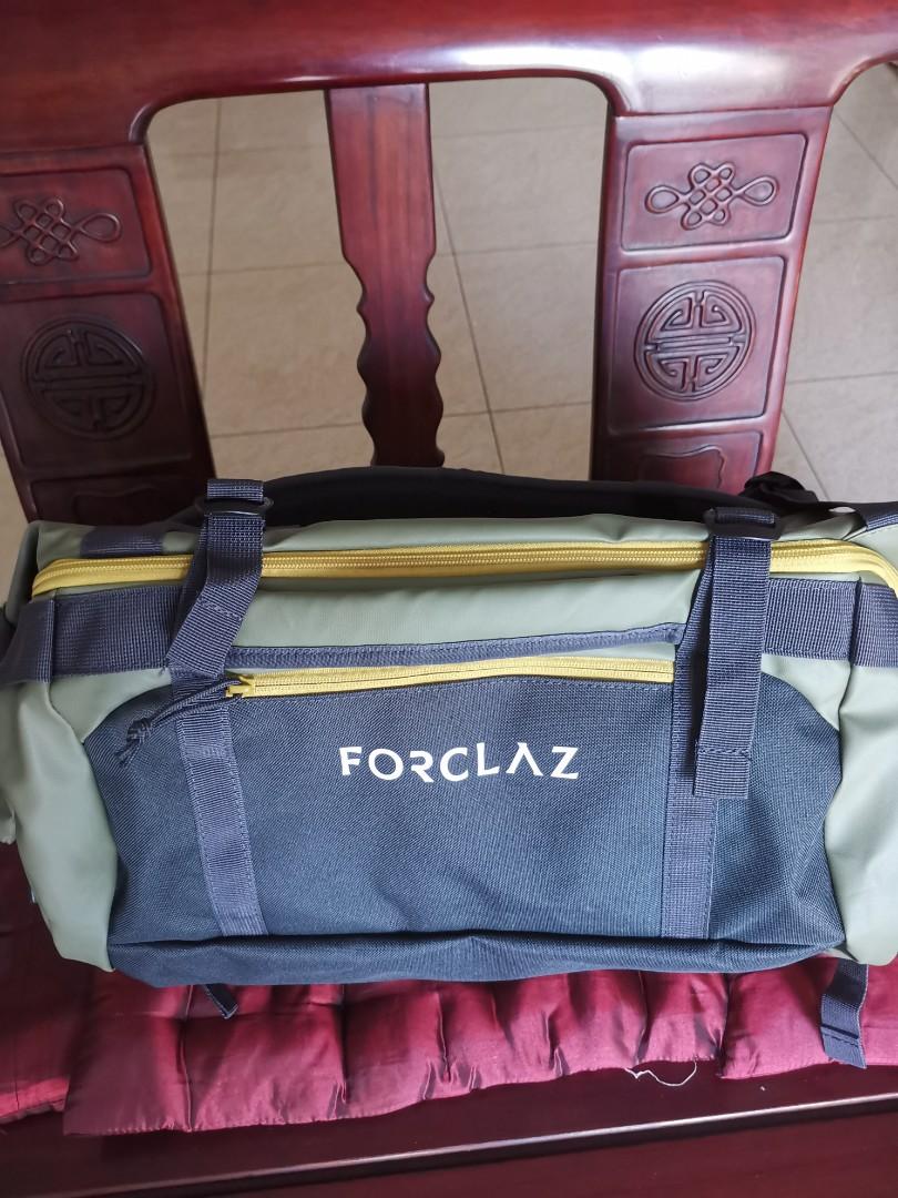 Forclaz extendable duffel bag 4060L. Good for travelling and trekking