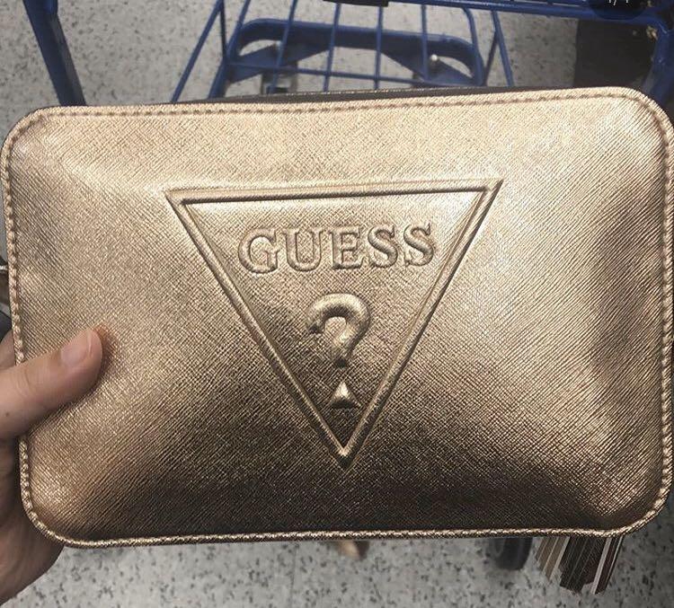 Guess rose 2025 gold crossbody bag