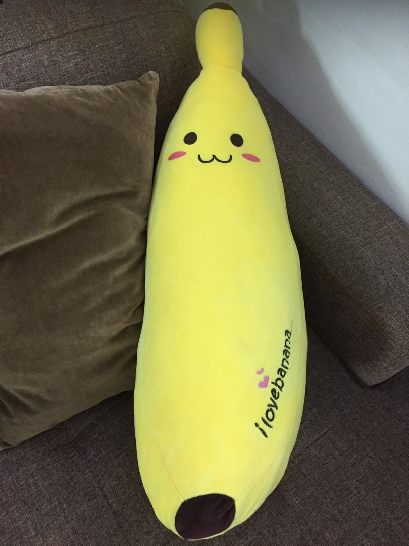 I Love Banana Bolster Body Pillow 30 Inches Everything Else On