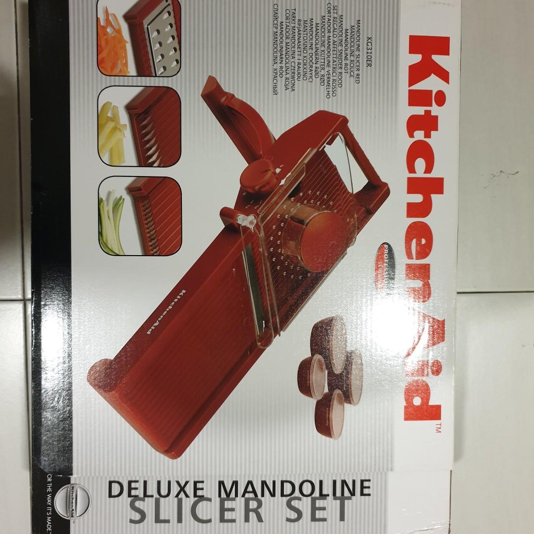 Specialist Giftig campingvogn Kitchenaid deluxe mandoline slicer set, TV & Home Appliances, Kitchen  Appliances, Hand & Stand Mixers on Carousell