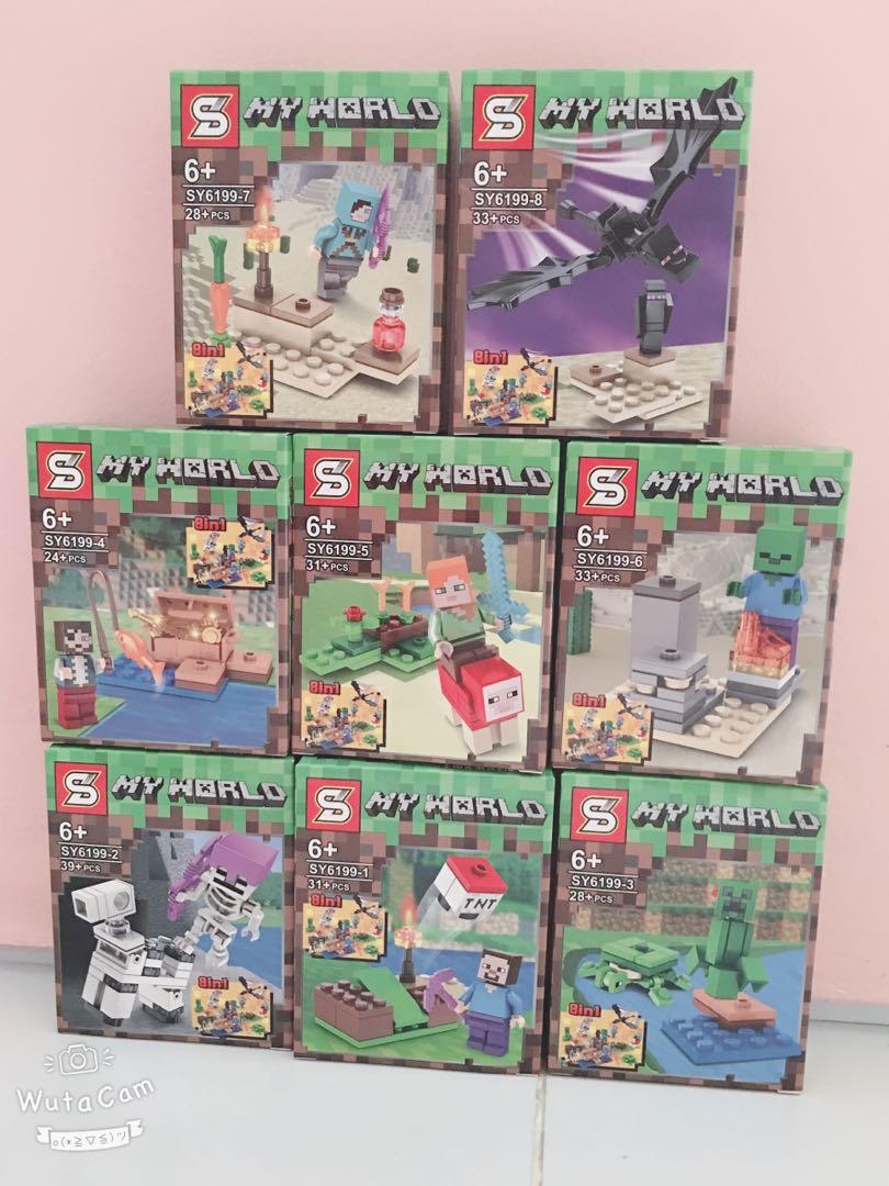 Lego Blocks MineCraft My World 8 In 1 Hobbies Toys Toys