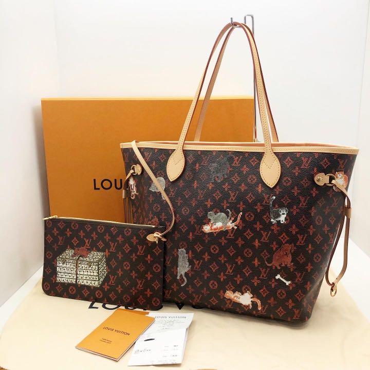 Louis Vuitton Neverfull MM catogram Tote Bag Limited Edition