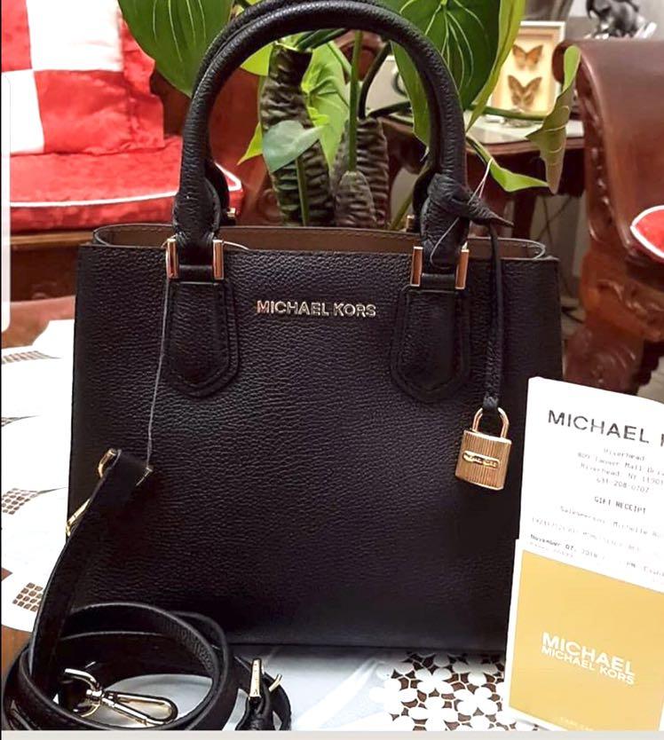 Michael Kors Adele Medium Black Sling Crossbody from USA
