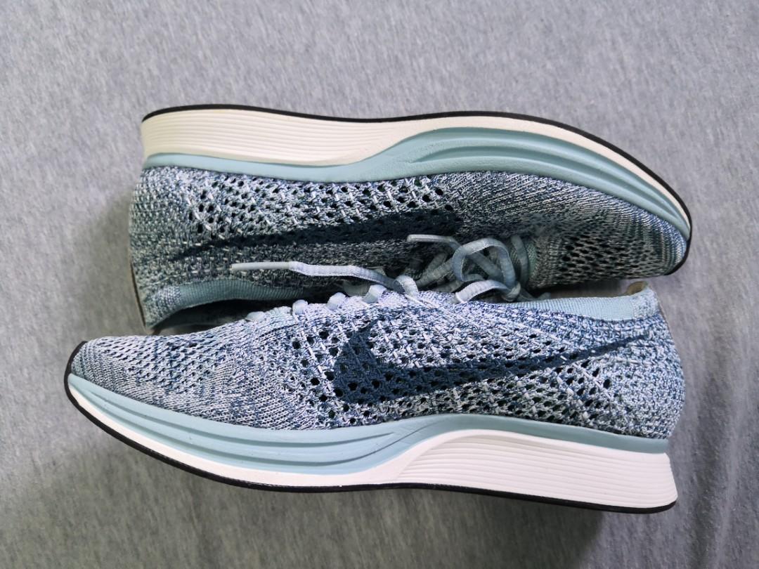 Nike Flyknit Racer Blueberry Women s Fashion Footwear Sneakers on Carousell