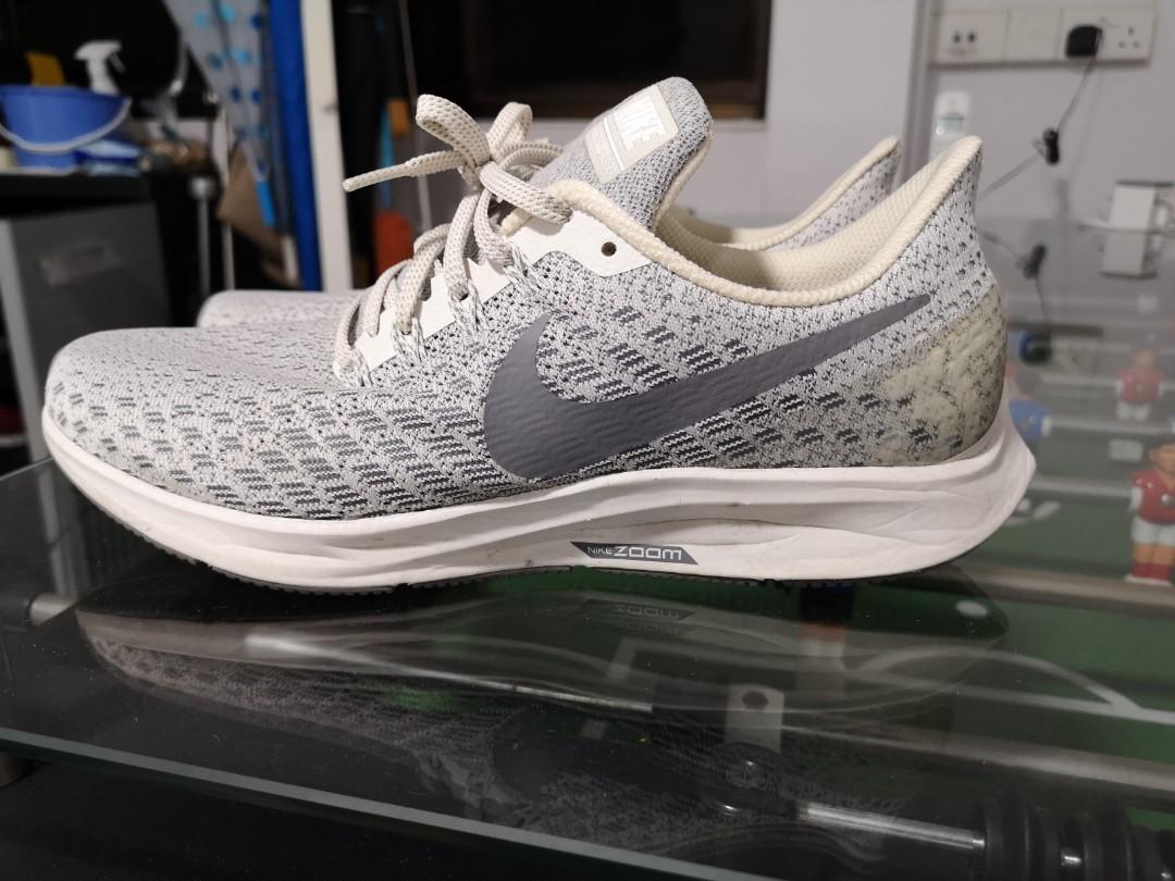 Nike Zoom Pegasus 35 Silver Women s Fashion Footwear Sneakers on Carousell