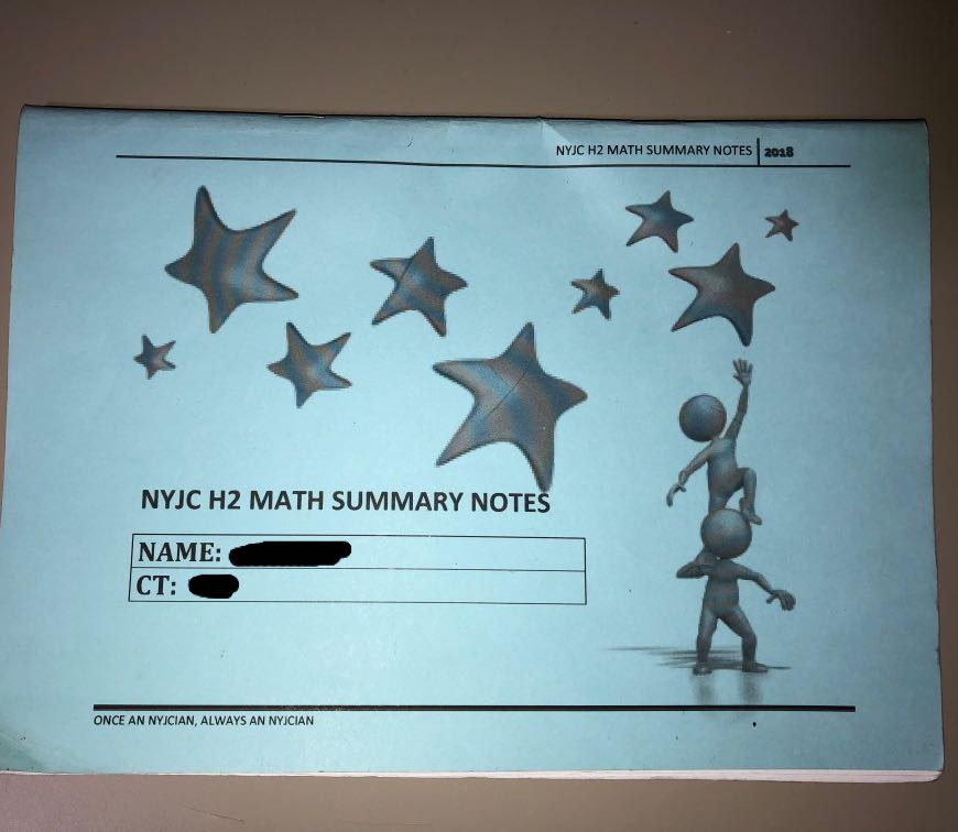 NYJC H2 Math Summary Notes, Hobbies & Toys, Books & Magazines ...