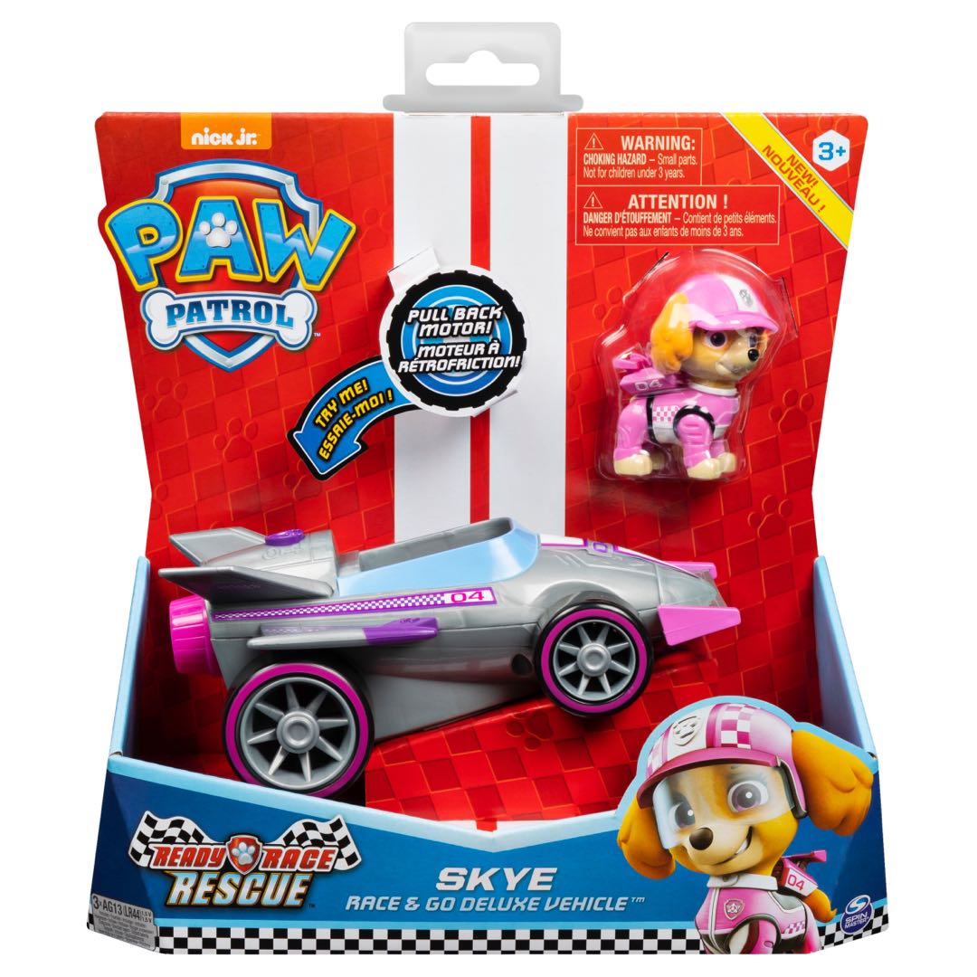 paw patrol pull back racers