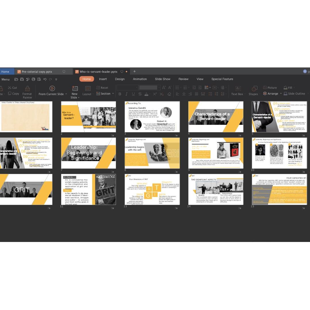 Powerpoint Lay-out, Looking For on Carousell