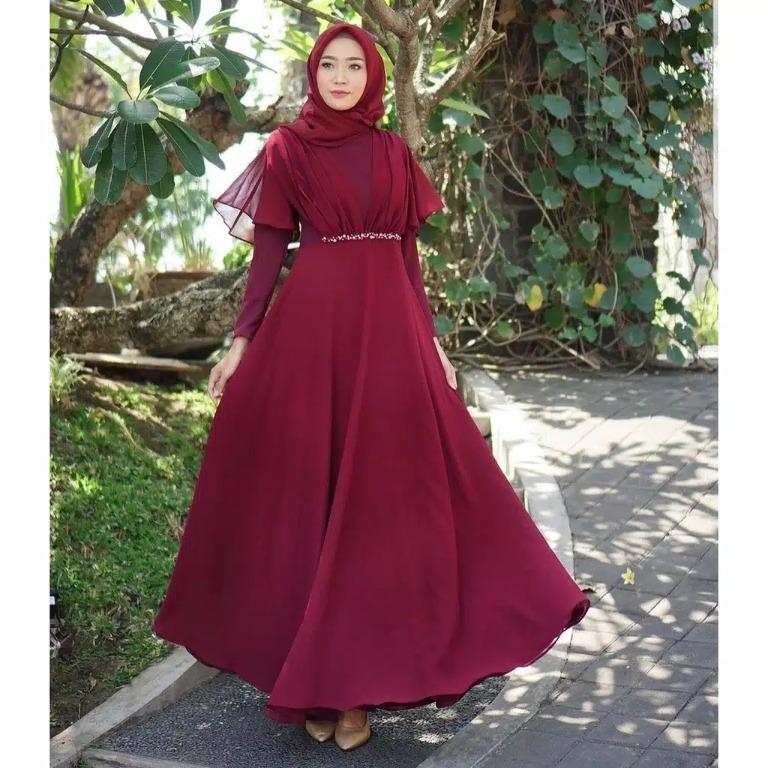 Dress untuk dinner muslimah cheap
