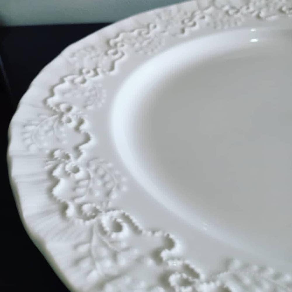 RALPH LAUREN WEDGWOOD (Category: Dinnerware & Cutlery) located in Las Pinas. Submitted by dtpolo_shop (Listing ID 267247953, Image 3). Description: ✔️680 only • RALPH LAUREN WEDGWOOD England Claire series 1992 • ✓Vintage ribbons and laces rimmed cake plate ✓27cm • #madeinengland #ralphlauren #wedgwood #designersplate #rare #vintageralphlauren #hardtofind #collectorsitem #decorplate #porcelain #ribbonsandlaces.
