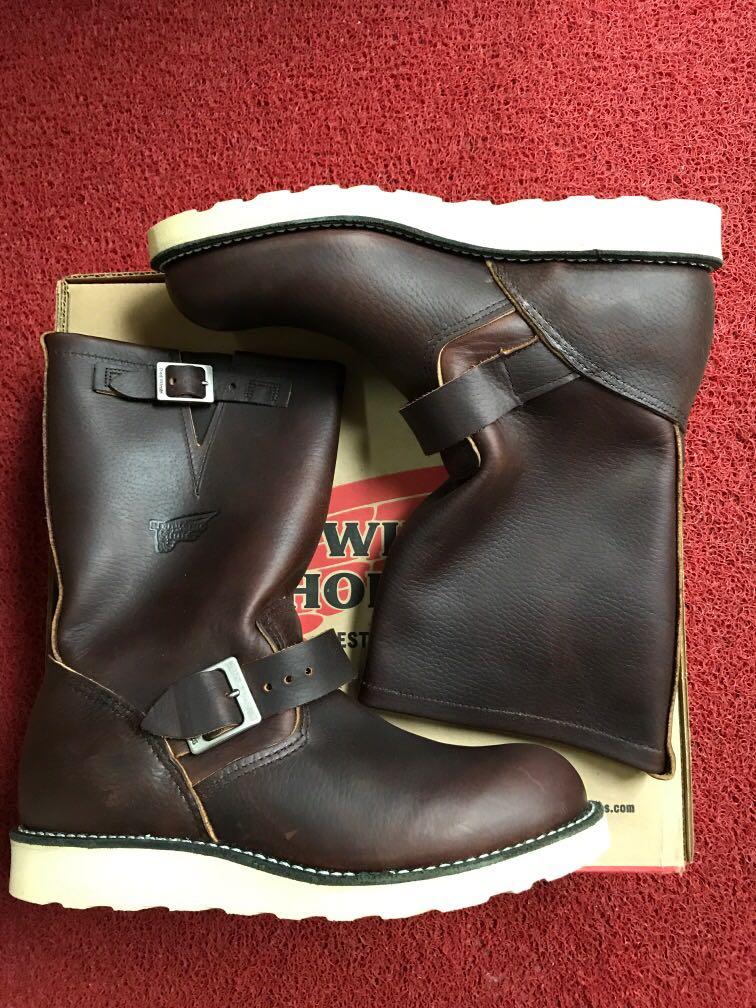 Red Wing Engineer 2991 US8.5D Amber Harness 380 2970 US8.5D Briar Oil Slick 400 no testing