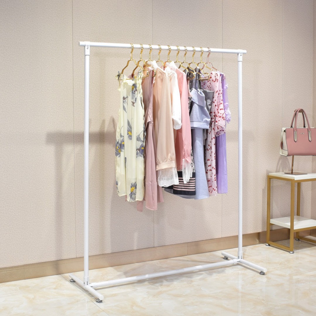 Reik Stainless Steel Bar Display Gantry Cloth Shelf Clothing Rack