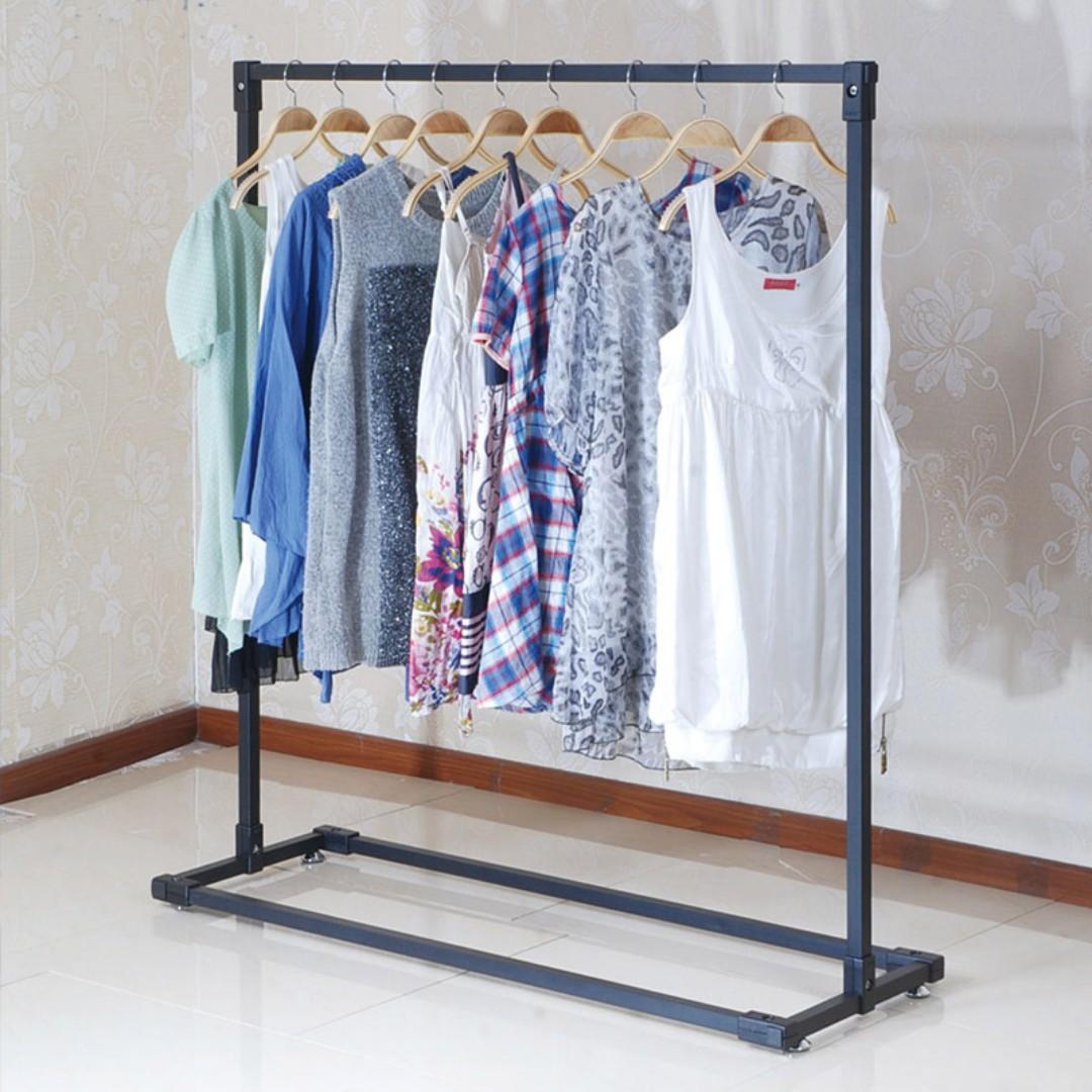 Reik Steel Stainless Display Gantry Bar Cloth Shelf Clothing Rack Hanger Metal Stand Furniture Home Living Home Improvement Organization Clothes Drying Rack on Carousell