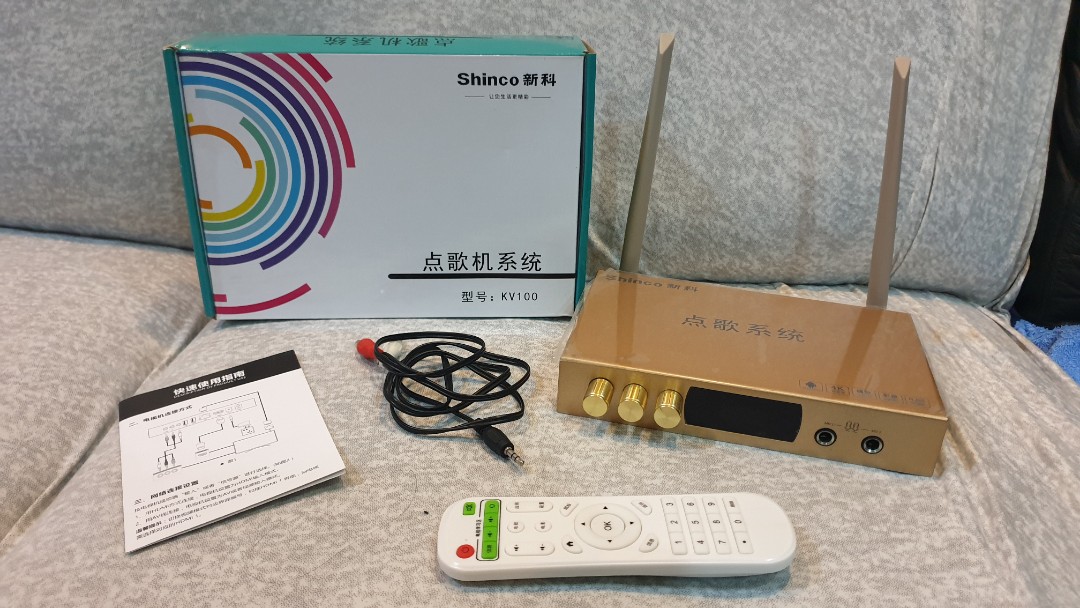 Shinco KV100 KTV (Karaoke) set with 2x Xingma AK-308 Wired/Wireless ...