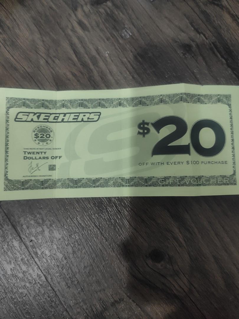 Skechers Voucher for sales Tickets Vouchers Vouchers on Carousell