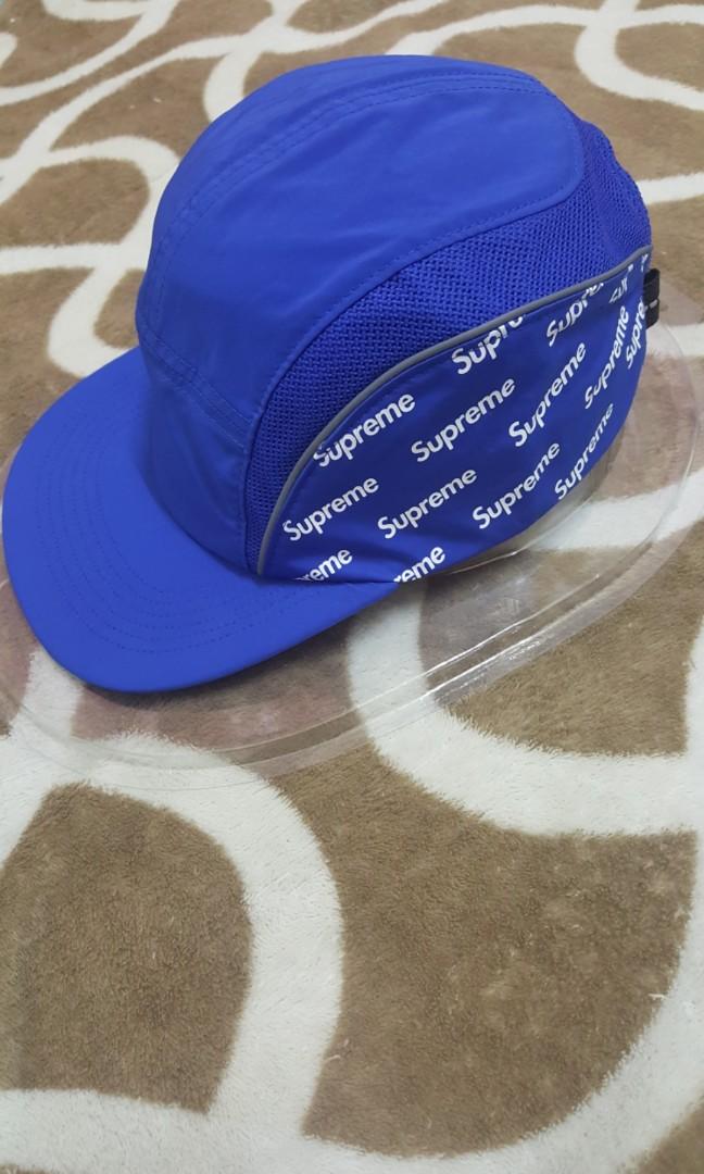 Supreme diagonal logo deals side panel camp cap
