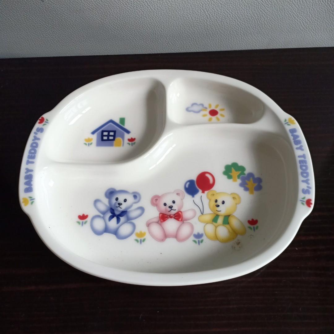 TEDDY'S BEAR NIKKO JAPAN (Category: Changing Mats & Accessories) located in Las Pinas. Submitted by dtpolo_shop (Listing ID 267192974, Image 2). Description: ✔️880 each / 3 available (Php 1,500 market value) • Teddy's Bear NIKKO COMPANY Perception china 24cm • Made in Japan • Unused baby divided plate.