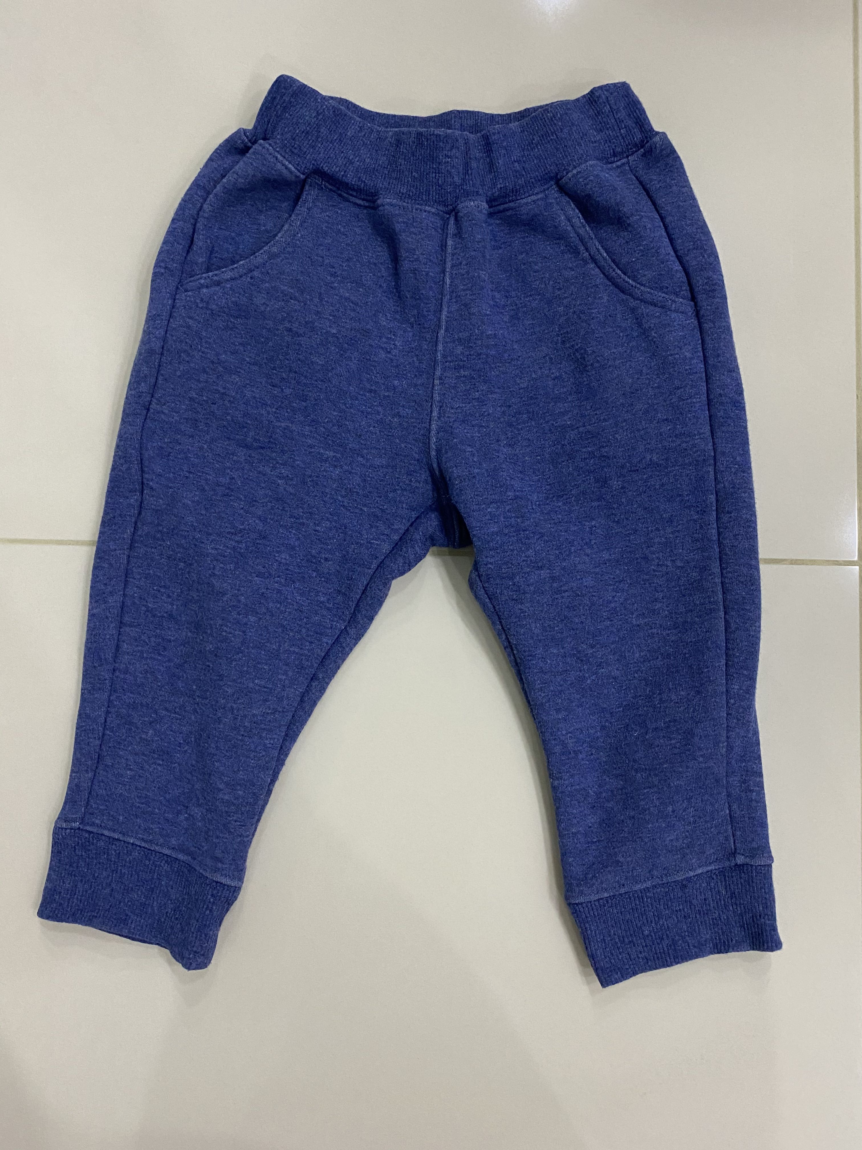 Uniqlo Babies Toddle Stretch Warm Lined Pants (Size 80cm), Babies