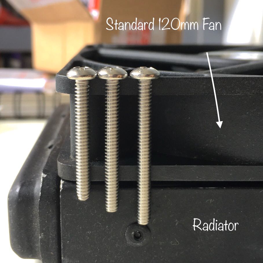 Set: Water Cooling Radiator Screws 6#-32, Computers & Tech, Parts ...