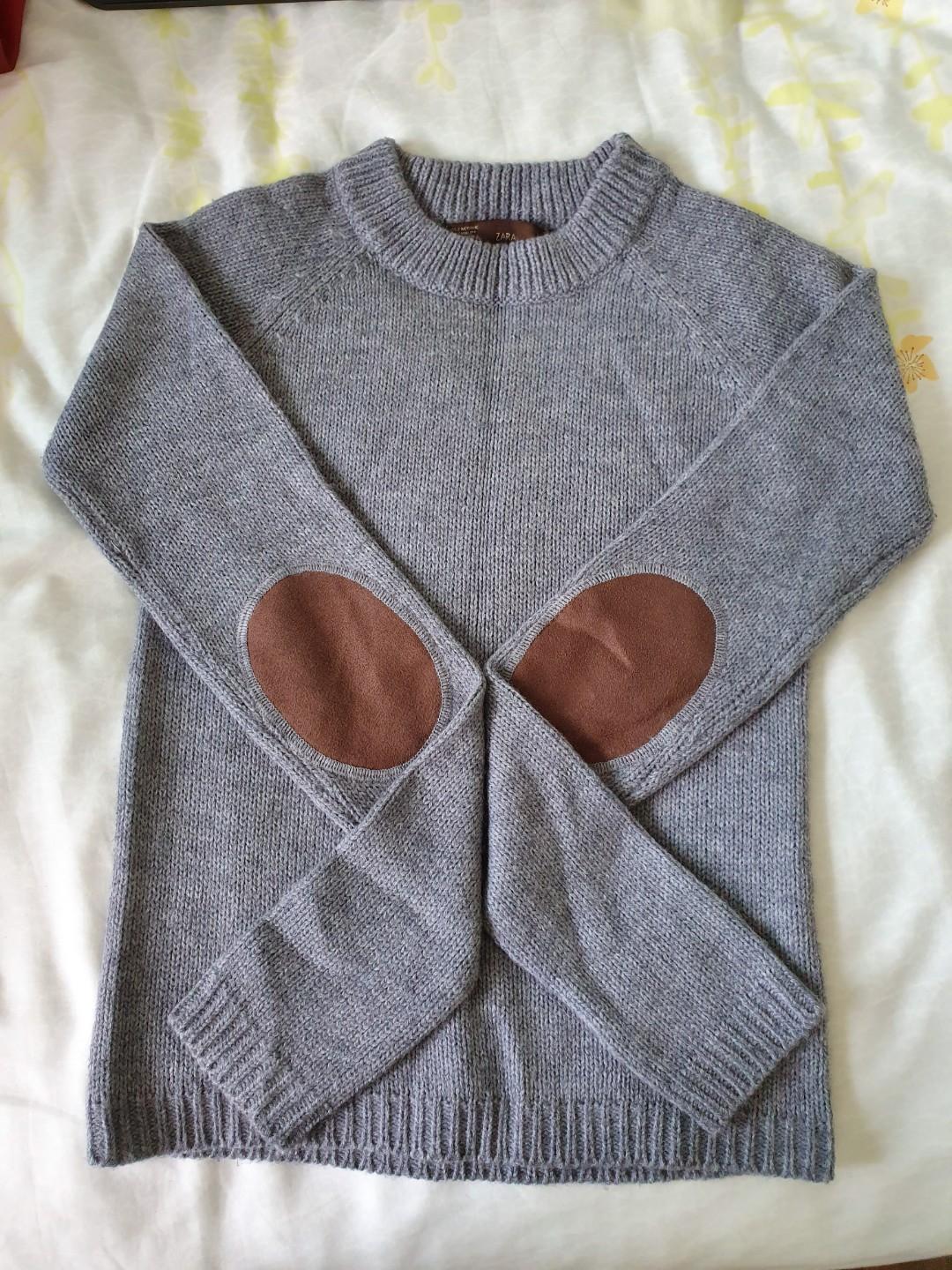 Zara elbow patch sweater clearance