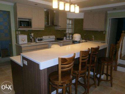 Solid Surface Synthetic Natural Granite Quartz Modular Cabinets