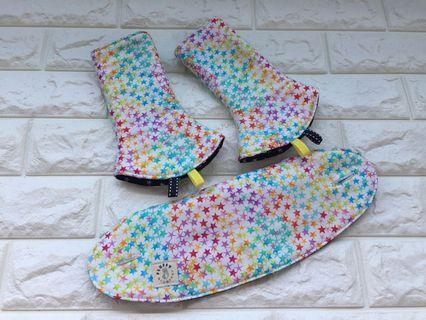 Fluffyandco handmade Droolpad and front bib for Ergo 360