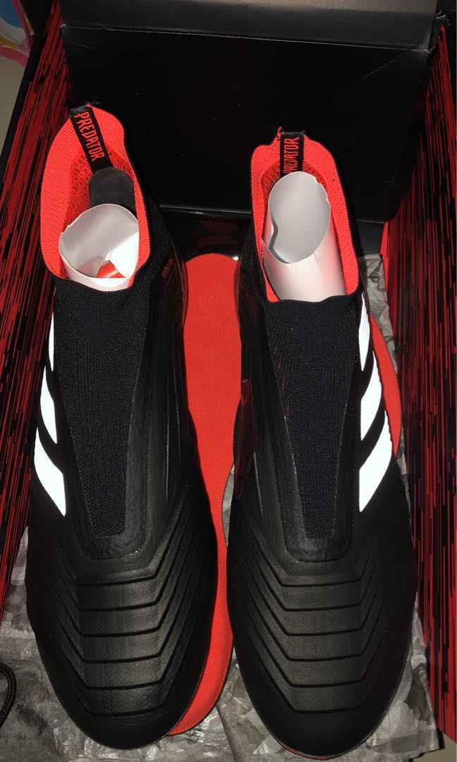 NEW] Adidas Predator 18+ FG UK12, Sports Equipment, Sports \u0026 Games, Racket  \u0026 Ball Sports on Carousell