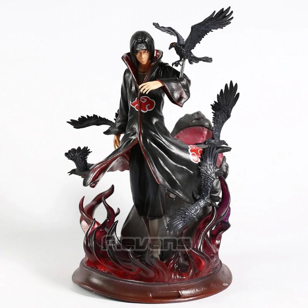 Anime Naruto Shippuden Uchiha Itachi Crow Statue Figure Toy Toys Games Toys On Carousell