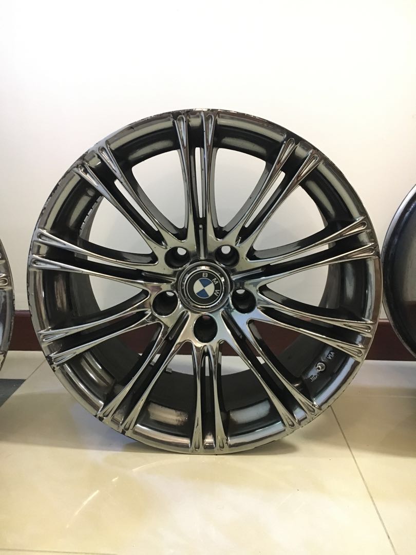 BMW chrome rims, Auto Accessories on Carousell