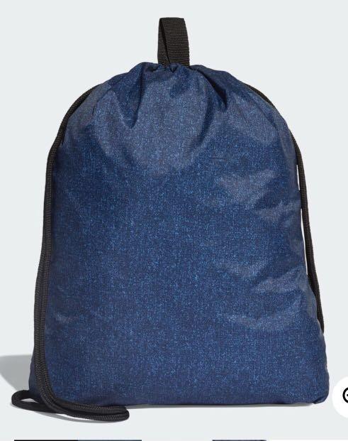 BNIB ADIDAS RUN GYM DRAWSTRING BAG BLUE MULTI Men s Fashion