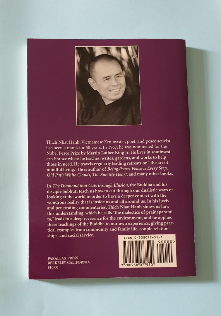 Book Thich Nhat Hanh The Diamond That Cuts Through Illusion Books Stationery Non Fiction On Carousell The diamond that cuts through illusion. carousell