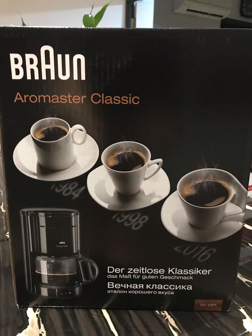 Braun Aromaster Classic Kaffee Läuft Nicht Durch Braun Aromaster Classic Coffee Machine, TV & Home Appliances, Kitchen