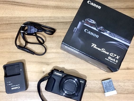 preloved canon powershot g7x mark ii battery original