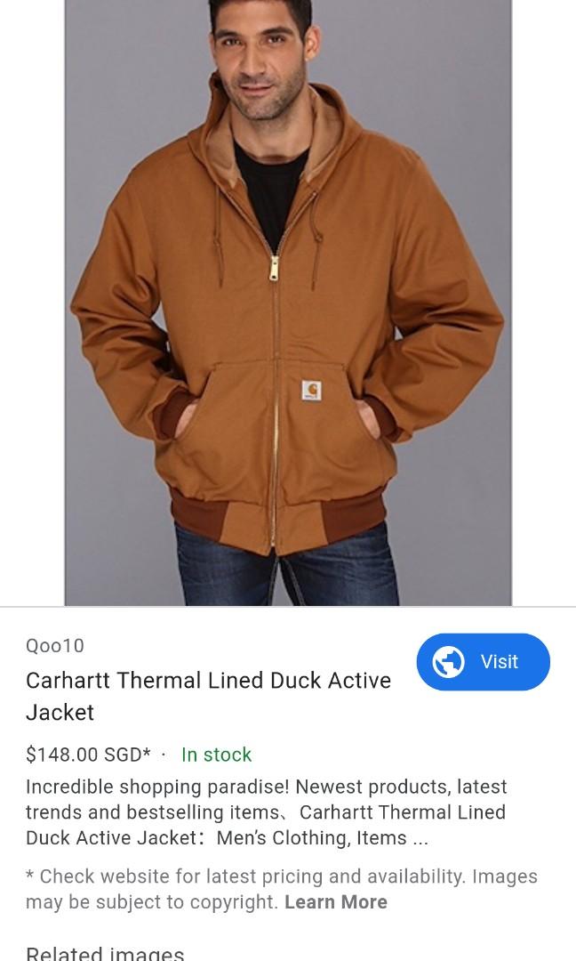 thermal lined carhartt jacket