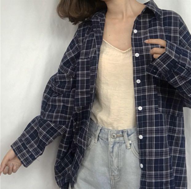 Checkered shirt/outerwear, Women's