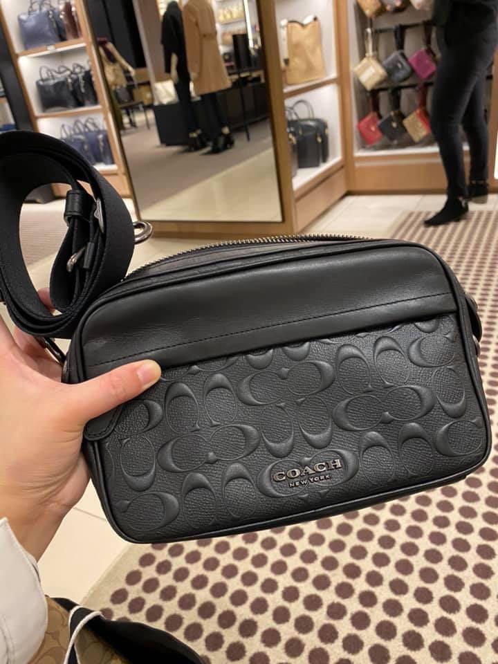Coach embossed crossbody cheap