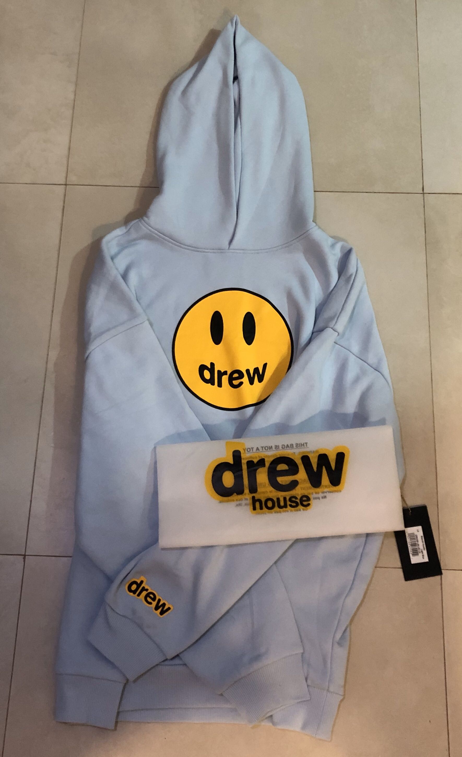 Drew house hoodie light blue Clearance