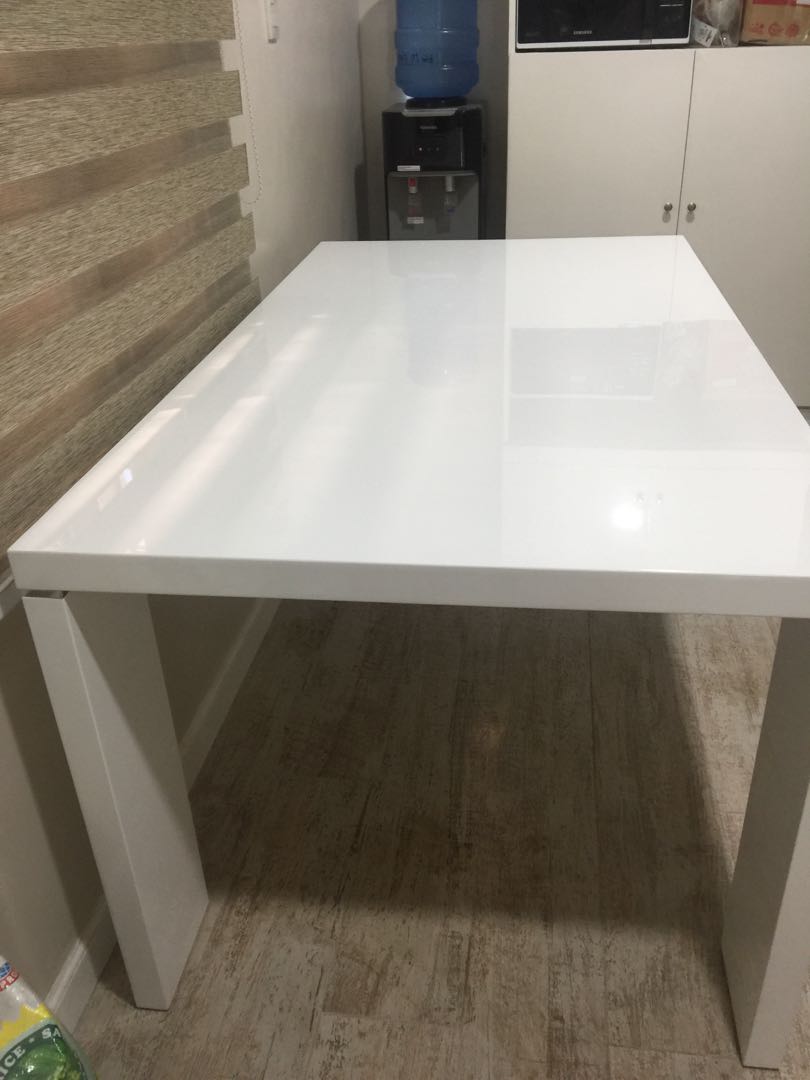 Duco Varnish Finish DINING TABLE, Furniture & Home Living, Furniture