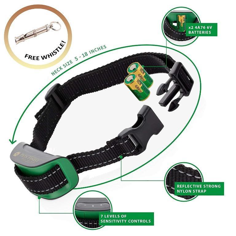 E3127 Pets Finest Advanced Intelligent Anti Bark Dog Collar No