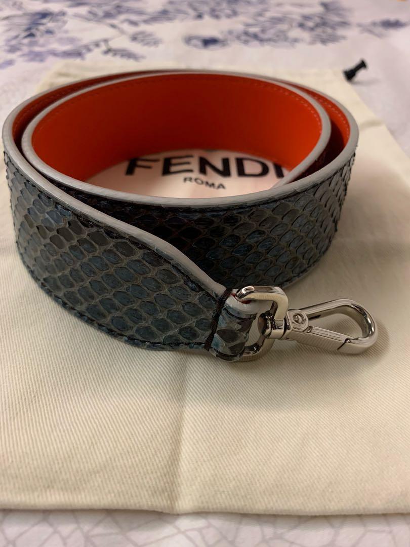 Fendi python outlet strap
