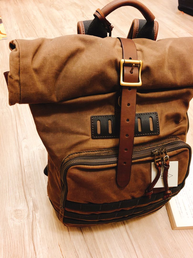 Fossil roll 2025 top backpack